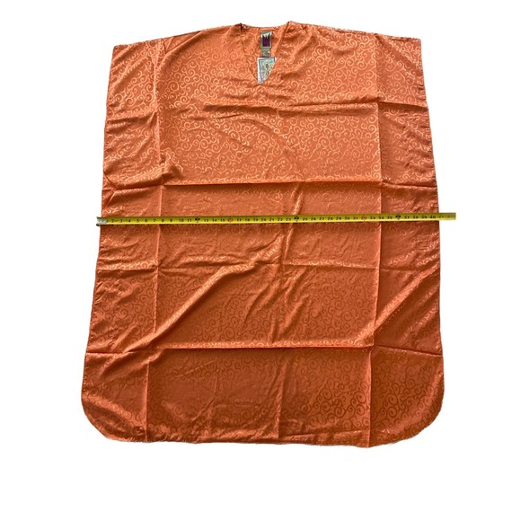 ANTTHONY MARK HANKINS ORIGINAL New Orange Swirl Caftan / Kaftan Dress - Picture 6 of 7
